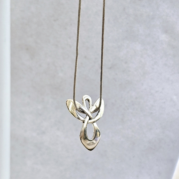 Carolyn Pollack Relios Angel Necklace 925 ITALY Sterling Silver - Picture 9 of 14